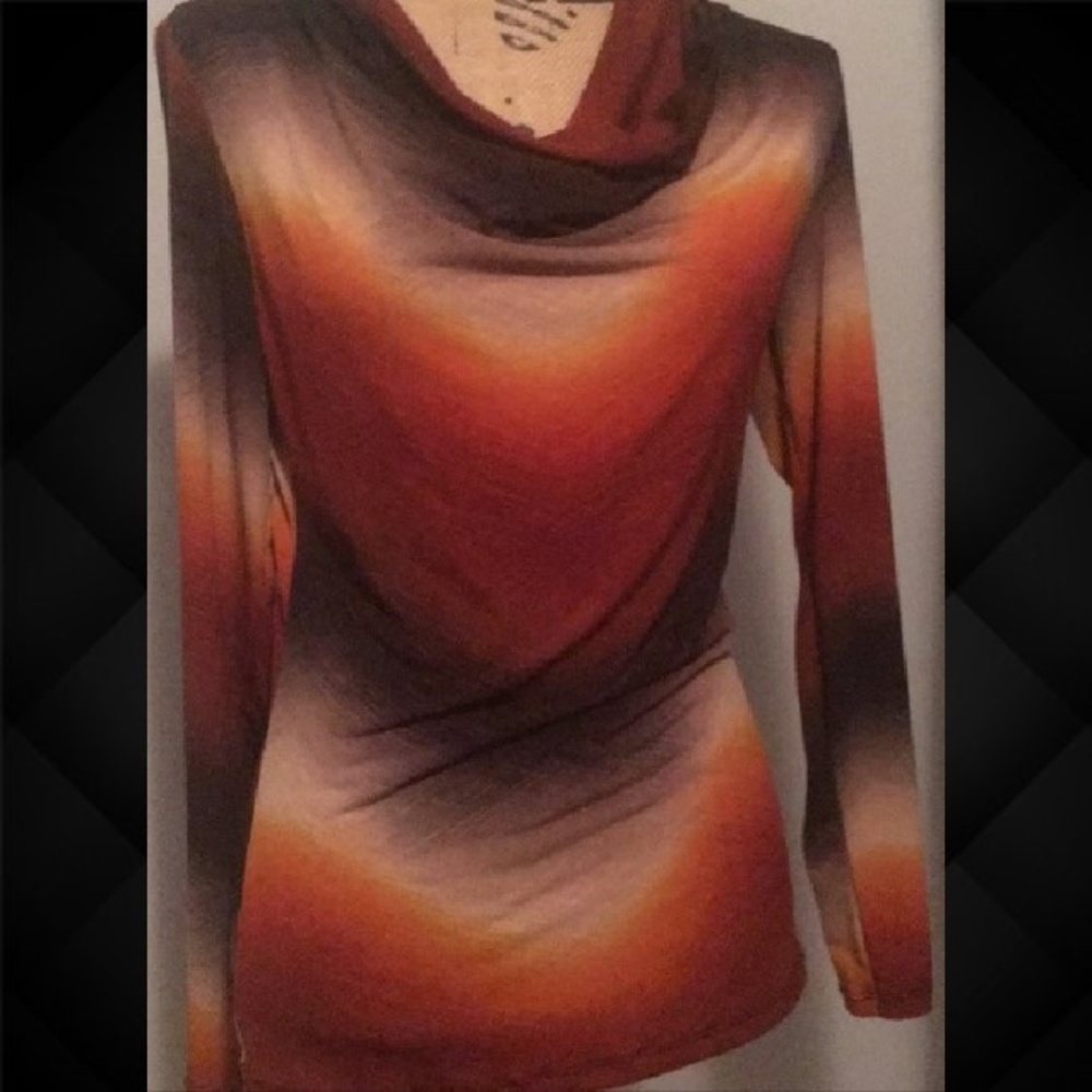 Drape neck blouse
